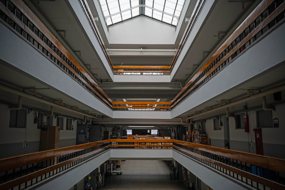 a large building with a skylight above it