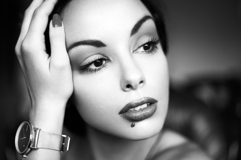 Timeless elegance in monochrome shot