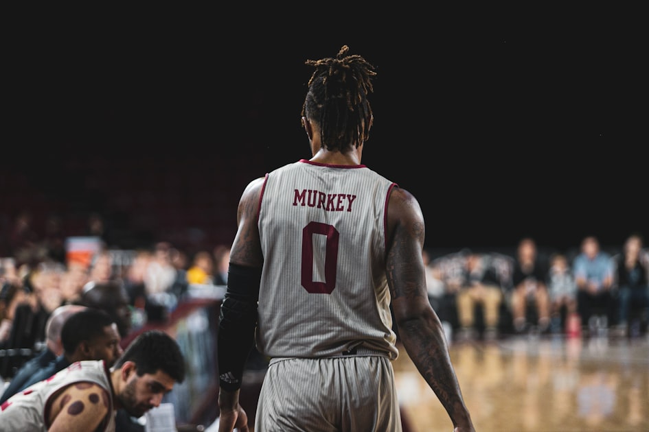 basketball player on court