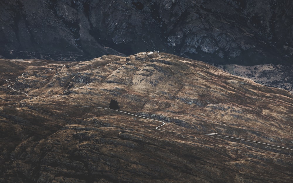 aerial photo of mountain during daytime