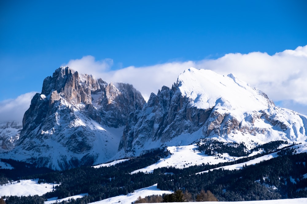 snow covered mountain