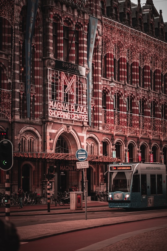 brown Magna Plaza Shopping Centre building in Magna Plaza Netherlands