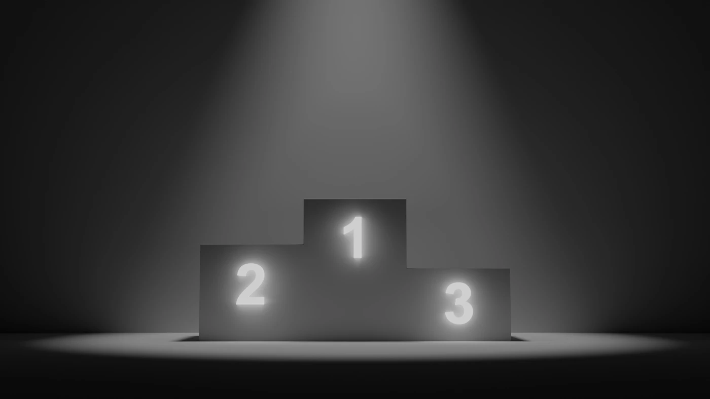 award trophy ceremony stage