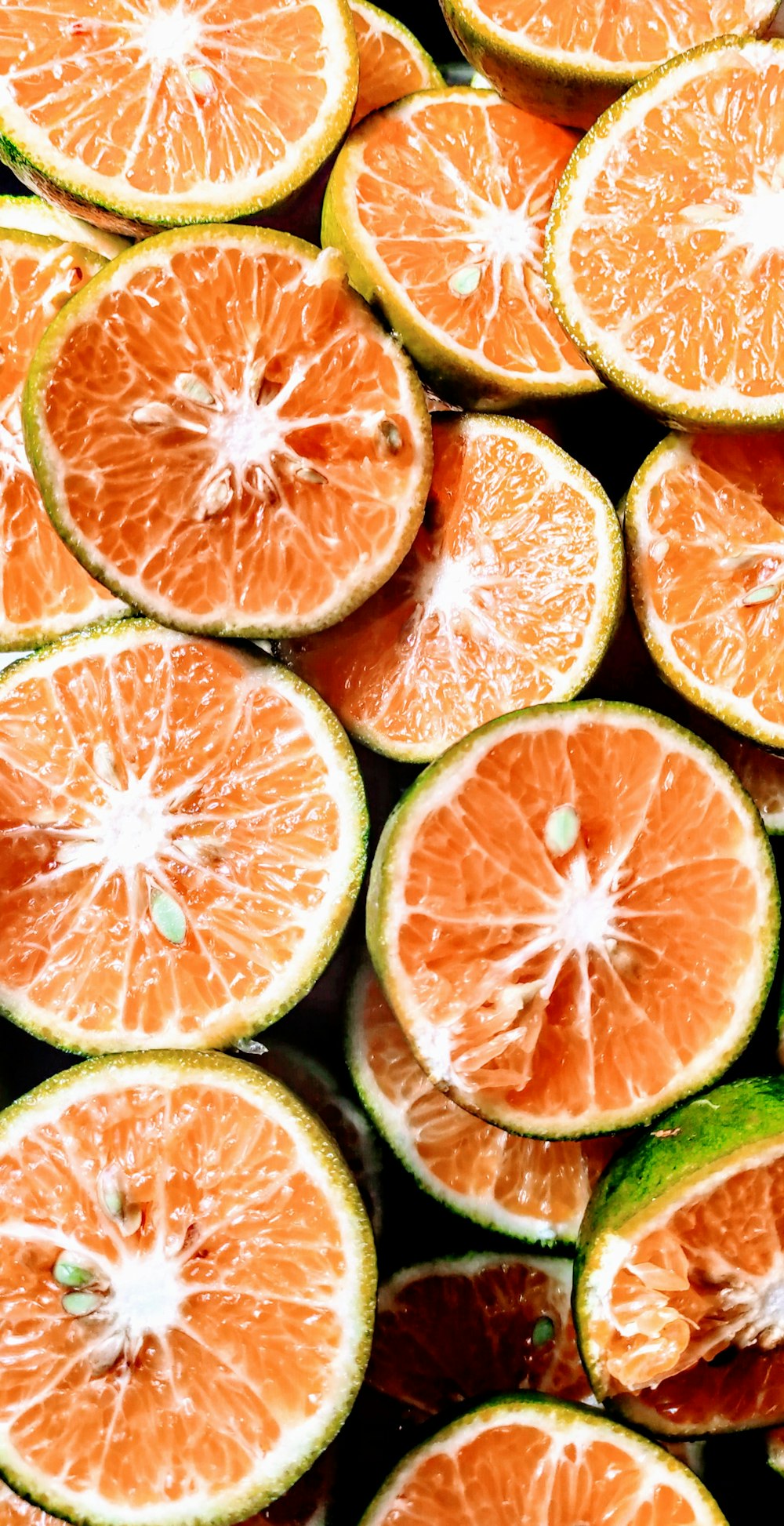 sliced citrus fruits