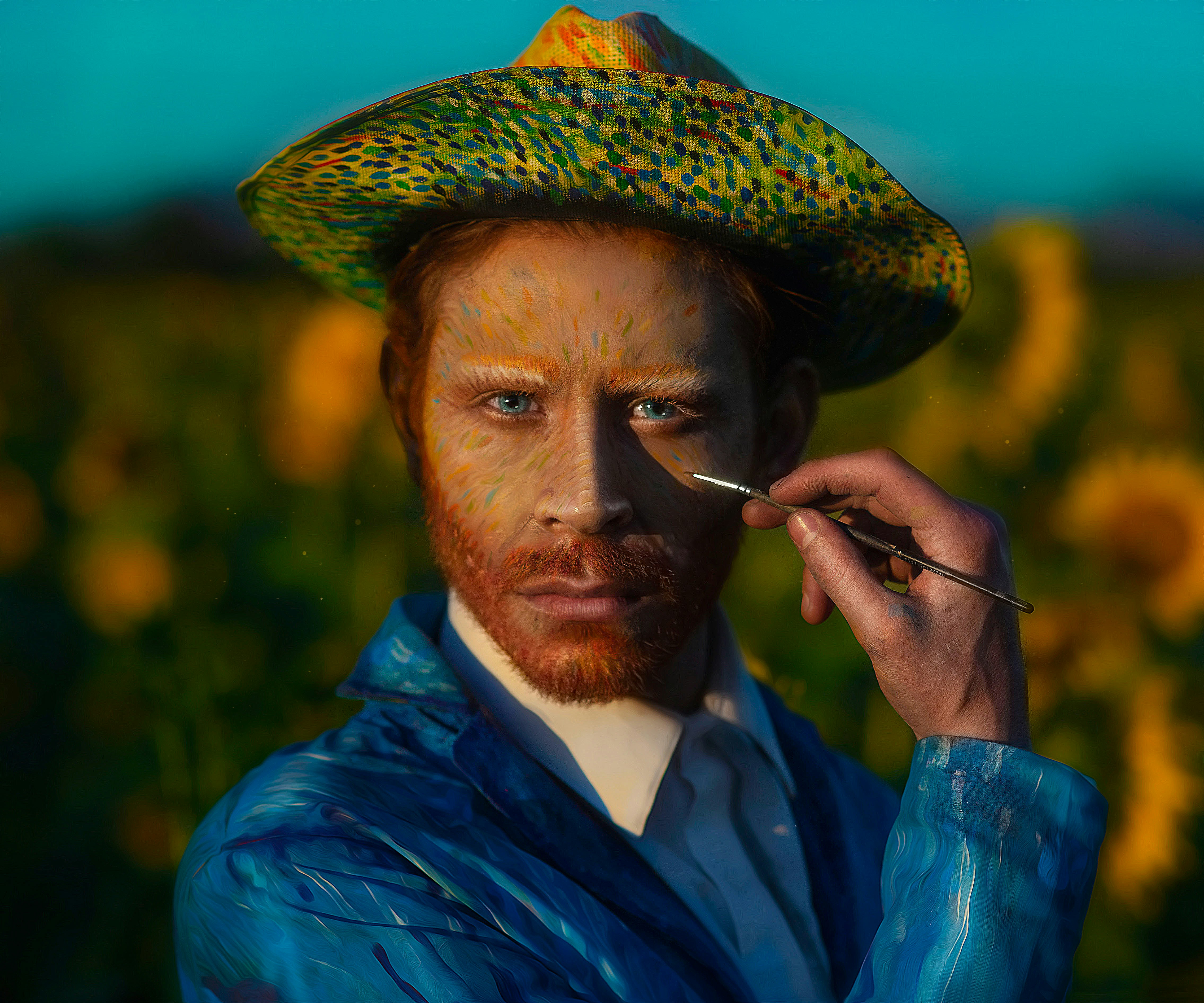 Sunflower Watercolor Print