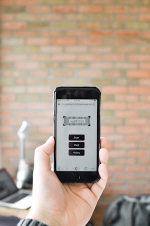 Display of a user-friendly retail app interface on an iPhone.