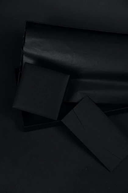 Matte black discreet packaging