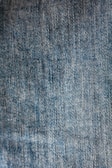 Close-up of denim fabric showcasing intricate stitching.