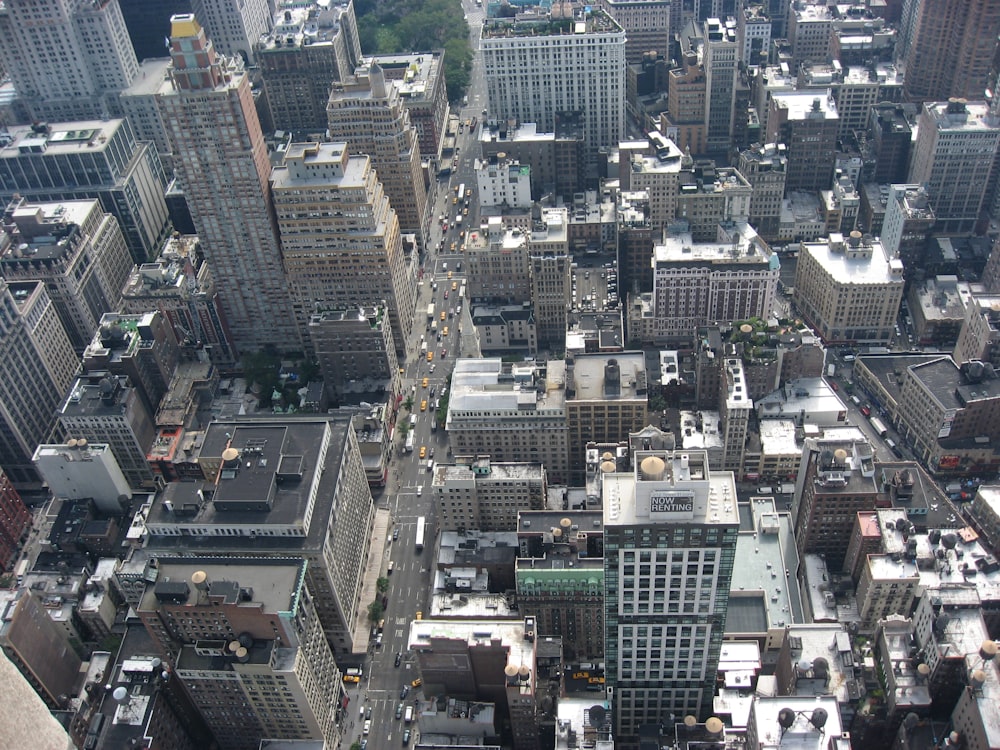 aerial view of city buildings during daytime