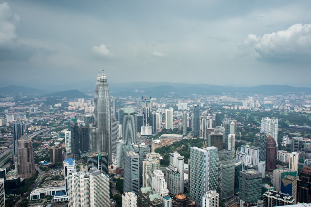 aerial view of city buildings during daytime