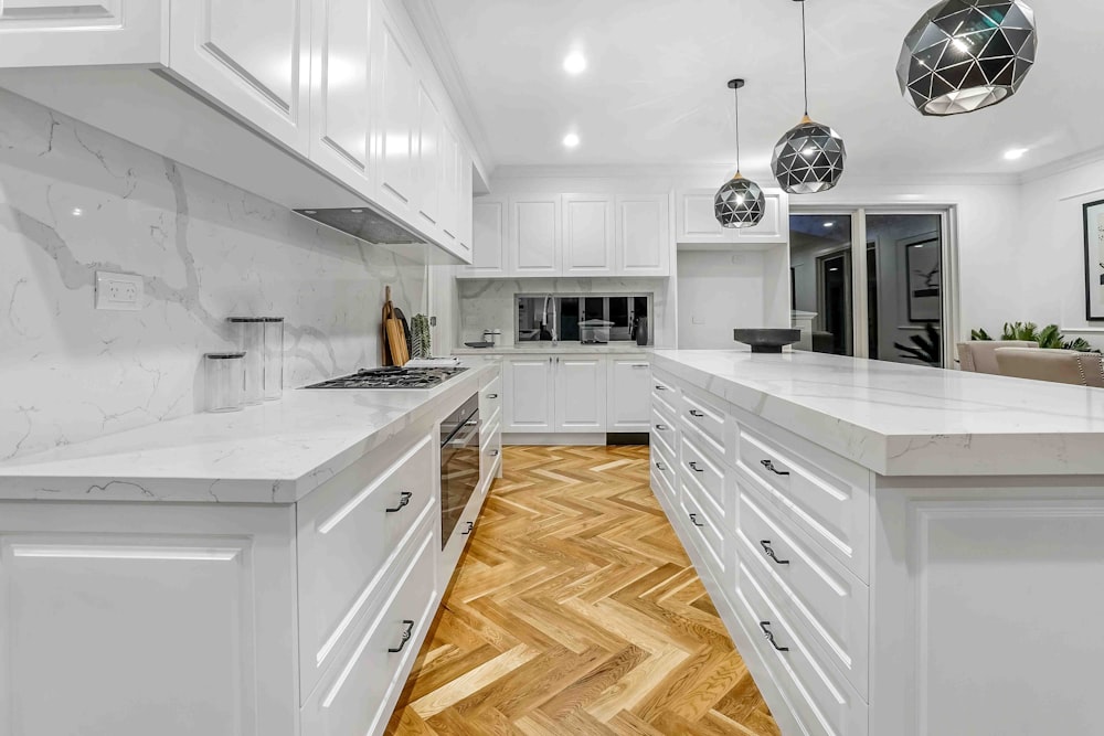 white wooden kitchen cabinet with sink