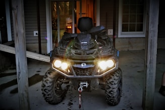 A well-maintained ATV ready for adventure.