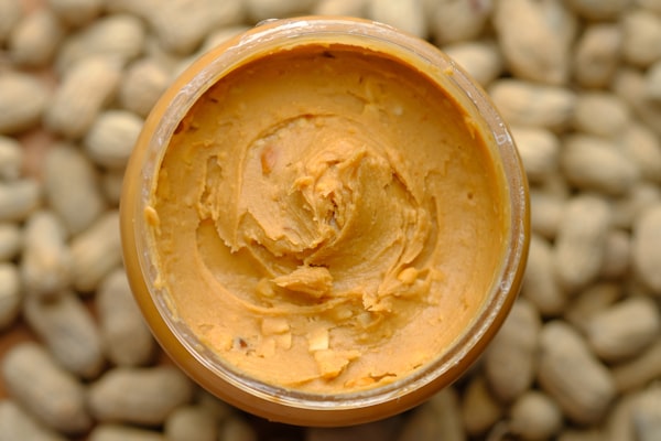 Jar of nut butter