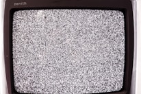 A close-up of a television screen being fixed.