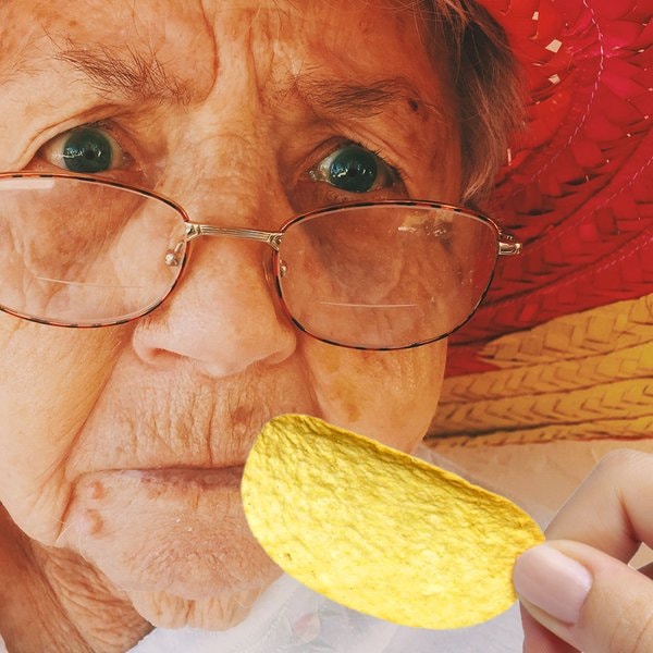<p>"You'll be her favorite grandkid, Andrew, once you give Grandma the <a href="https://twitter.com/Pringles/status/699267404522606598">#LastPringle</a>." Original photo by <a href="https://unsplash.com/@alexharvey?photo=y0I85D5QKvs">Alex Harvey</a>.</p>