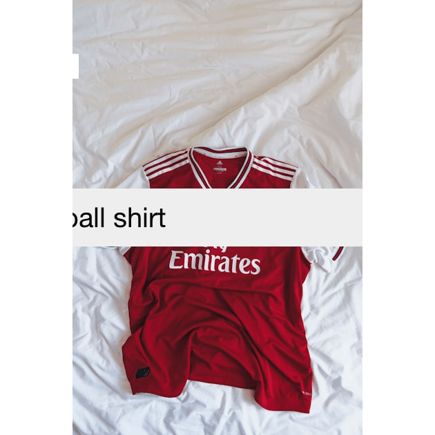 Red and white Adidas Fly Emirates shirt photo – Free Soccer Image on  Unsplash