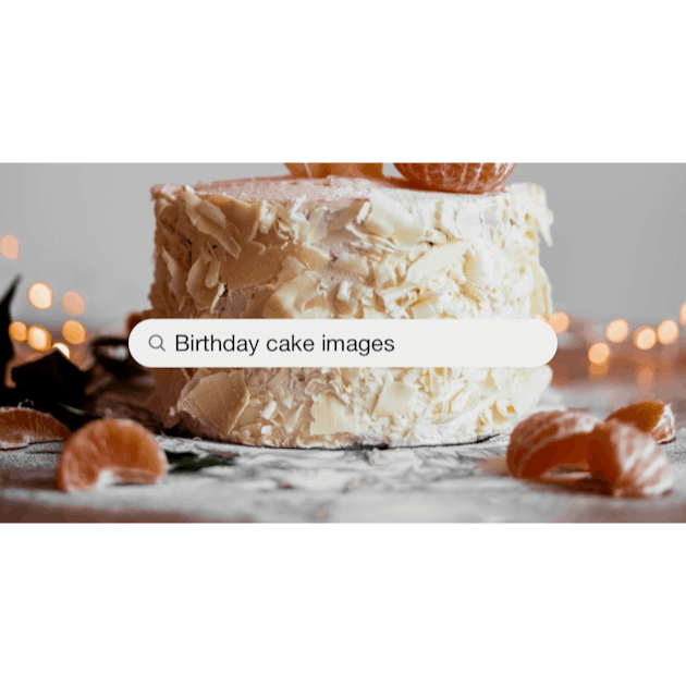 Premium AI Image  Birthday cake glitter background