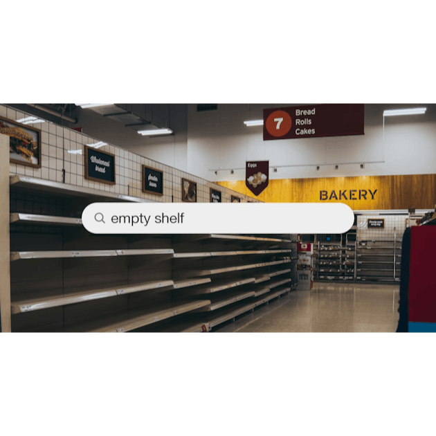 empty shelf