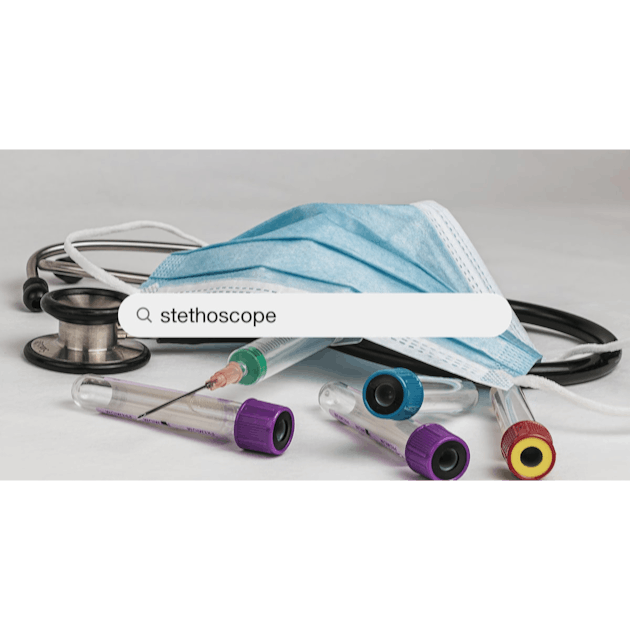 Medical Stethoscope Twisted In Heart Shape Lying On Patient Medical History  List And Blue Doctor Uniform Closeup Stock Photo, Picture and Royalty Free  Image. Image 80480561.