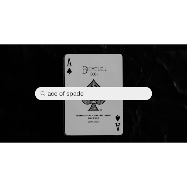 Premium Photo  Ace of spades playing card, space background, gold silver  symbols, with clipping path.