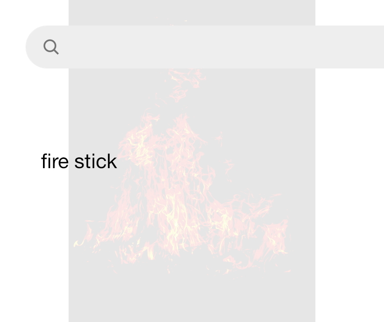 Fire on best sale a stick