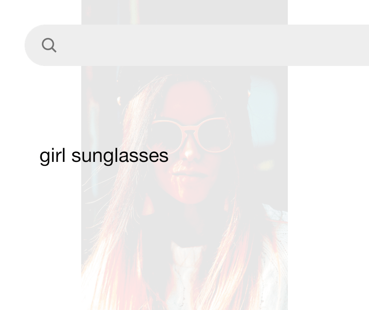 Girl sales with sunglasses