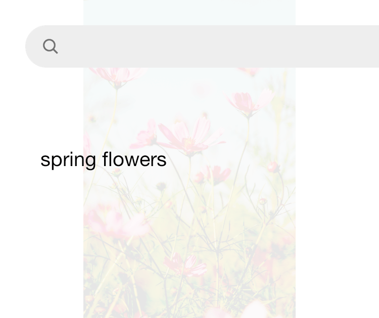 Spring flowers online background