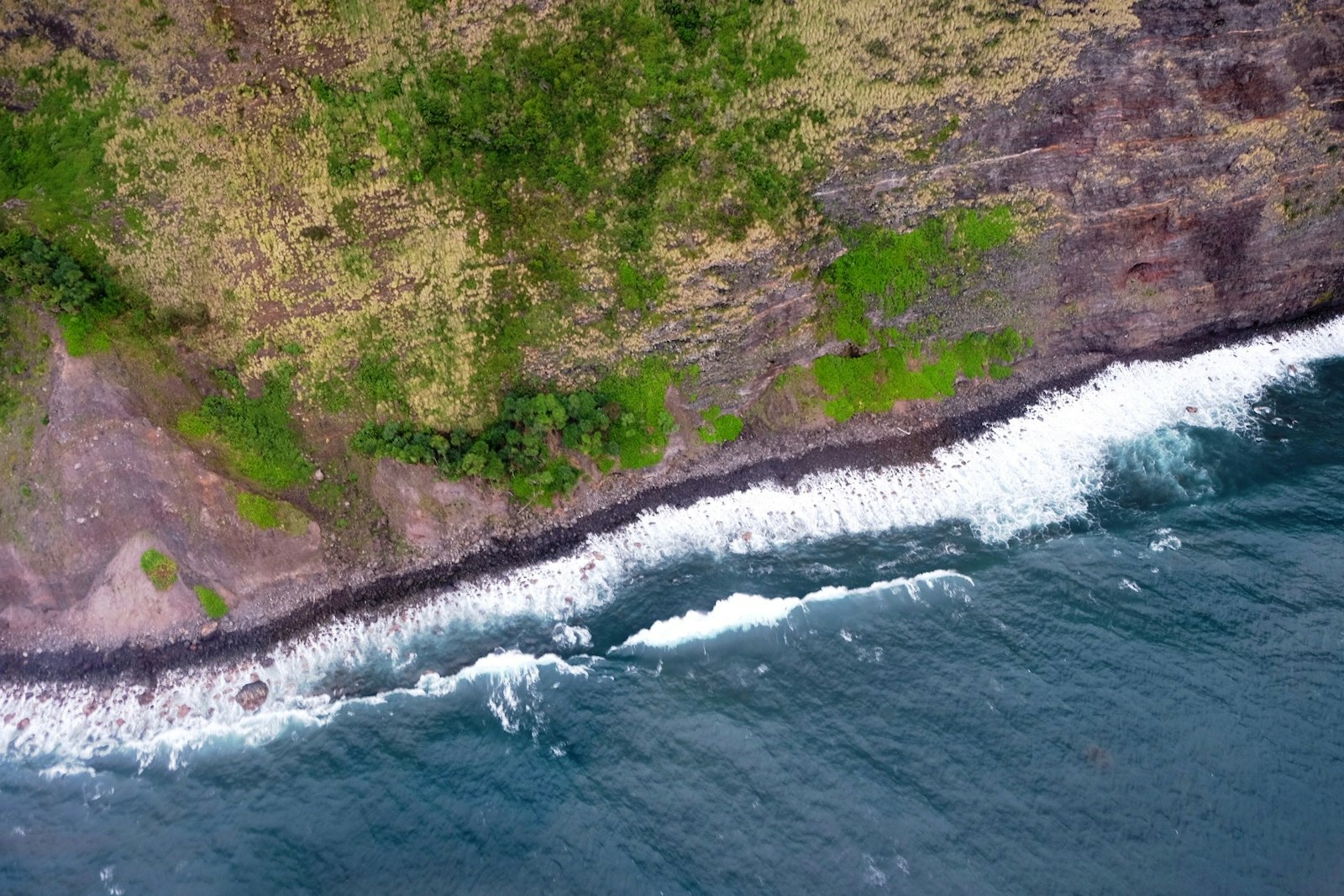 Fujifilm X-E2 sample photo. Aerial view of seashore photography