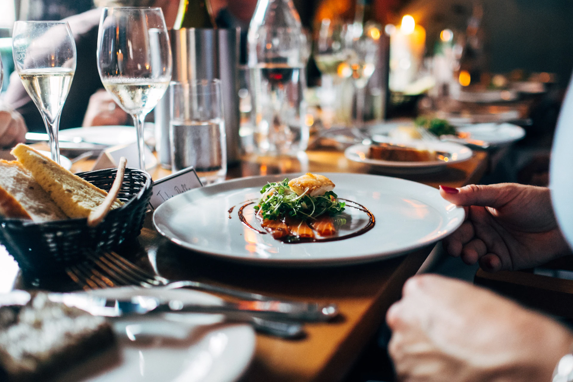 Plated gourmet dish representing restaurant industry solutions