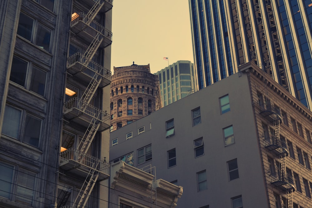 gray concrete buildings