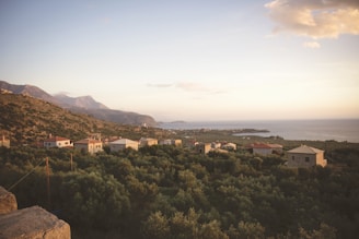 A serene view of a coastal village, capturing the essence of local culture.