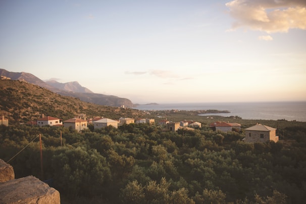 A serene view of a coastal village, capturing the essence of local culture.