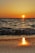body of water wave photo during golden time