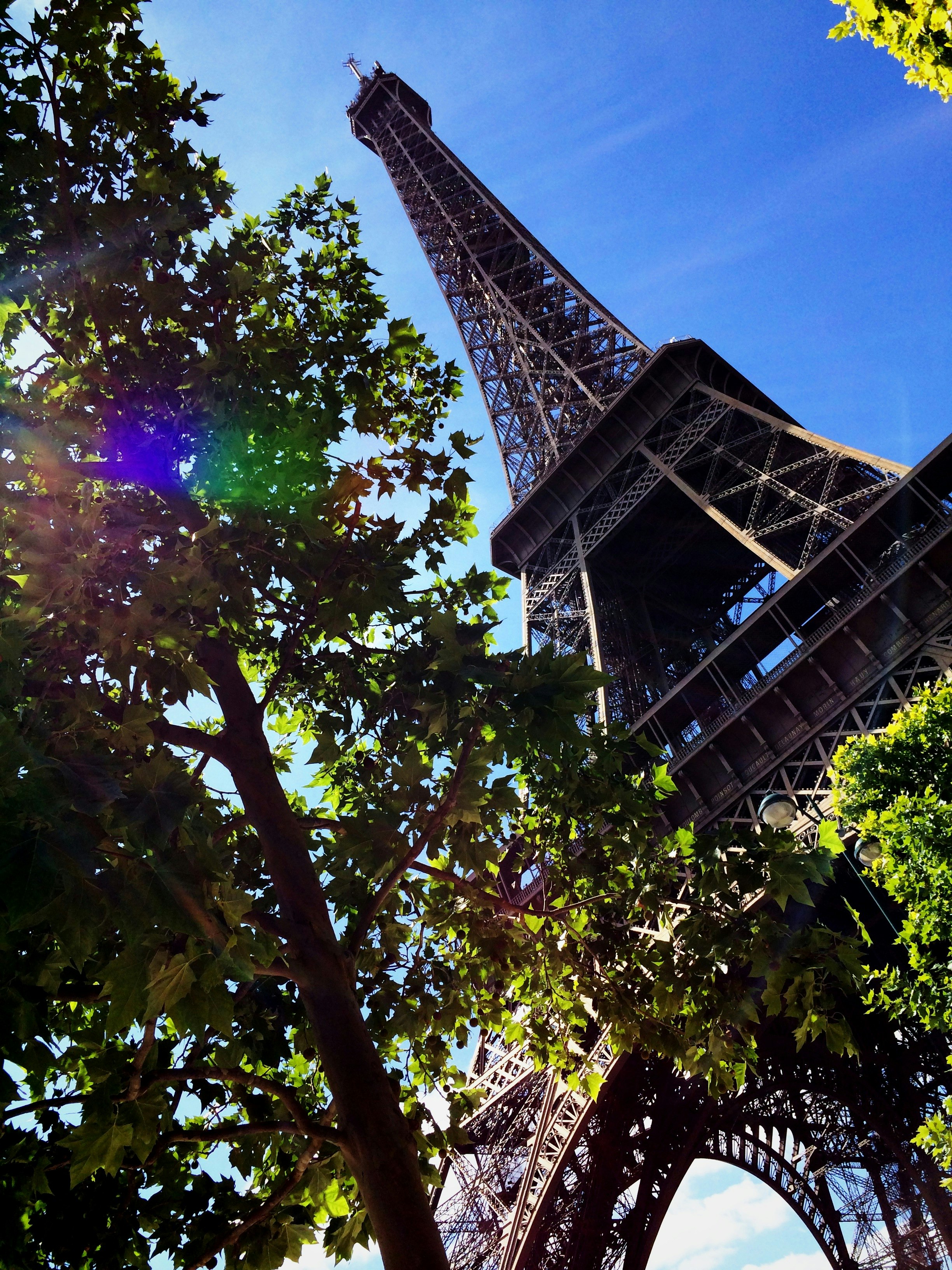 low angle photography of Eiffel Tower