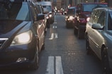 cars on road