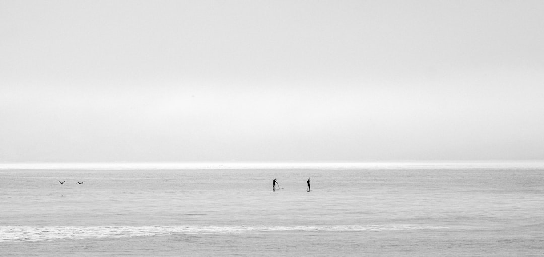 two person standing on landscape at daytime