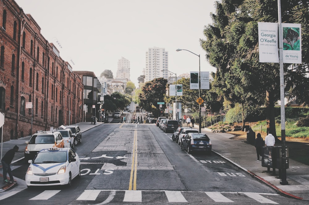 cars on road