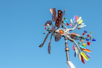 A stunning windmill construction project showcasing innovative design.