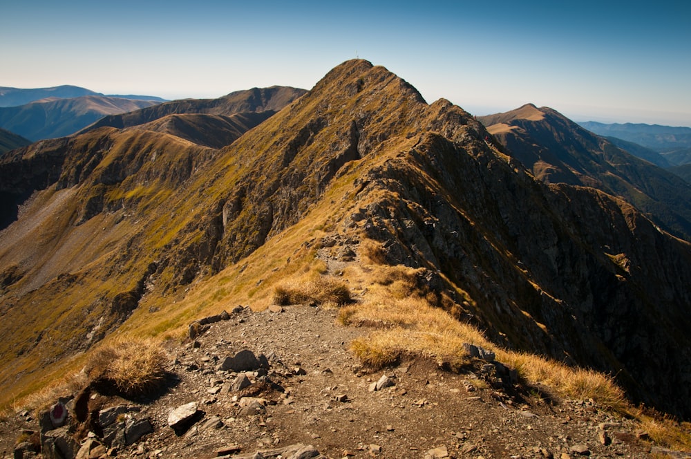 Montagna marrone