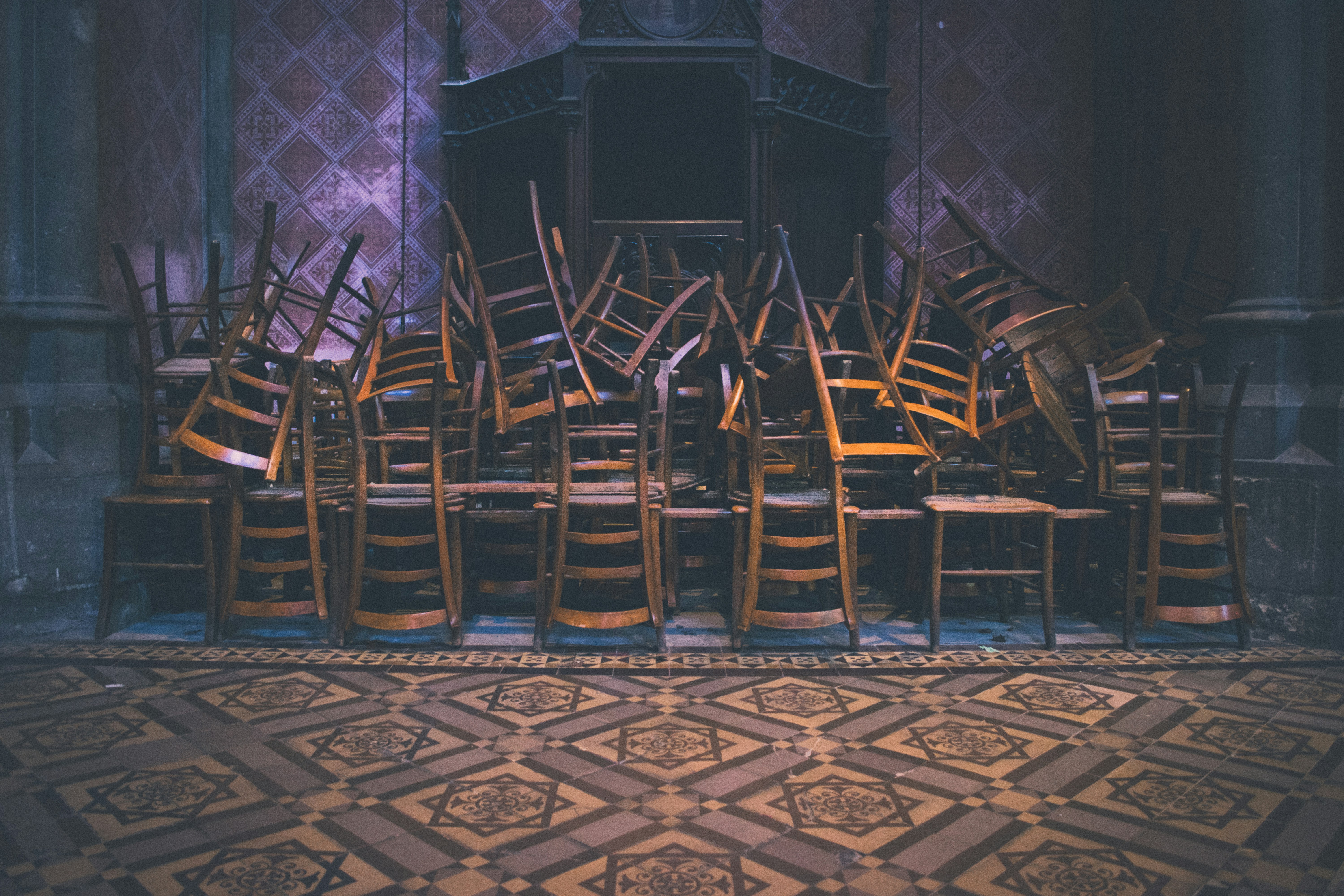 Black Quilted Bar Stool