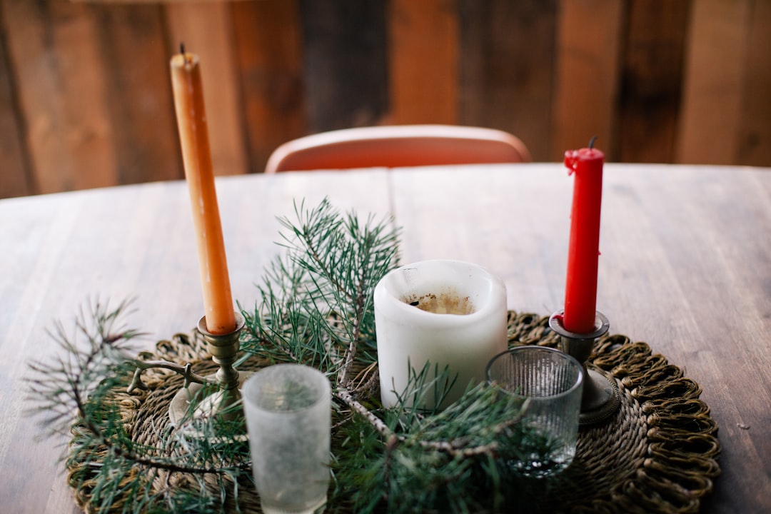 shallow focus photography of candles