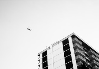 low angle view photography of helicopter