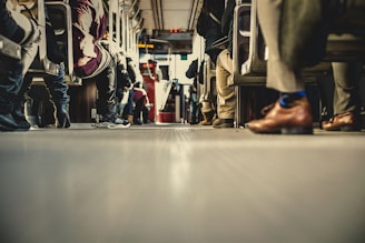people sitting inside bus