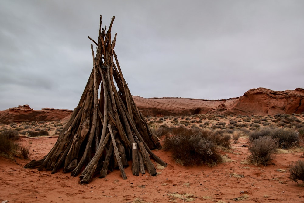 Fotografía de paisaje de hoguera