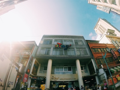 An outdoor view of a commercial building featuring clear and effective signage.