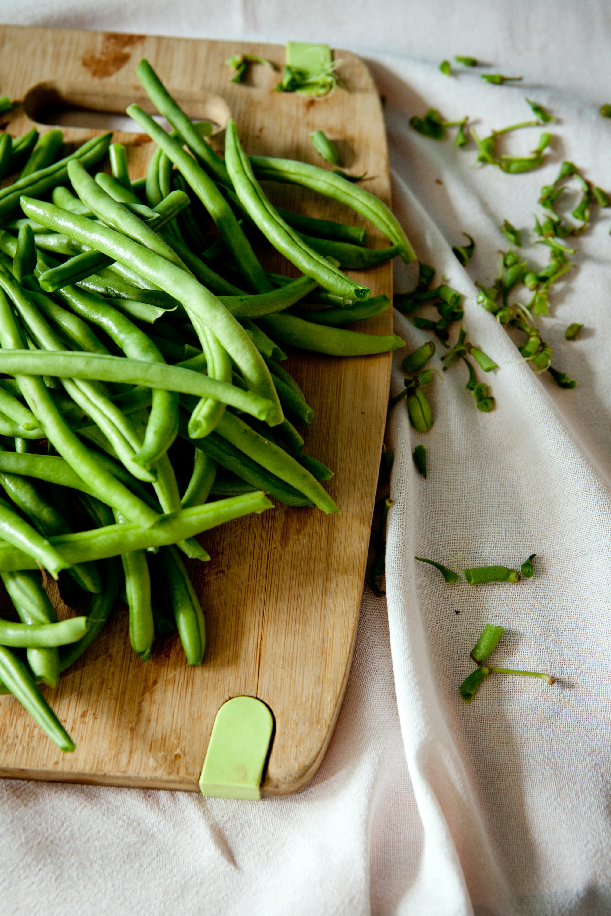 Prepping Green Beans