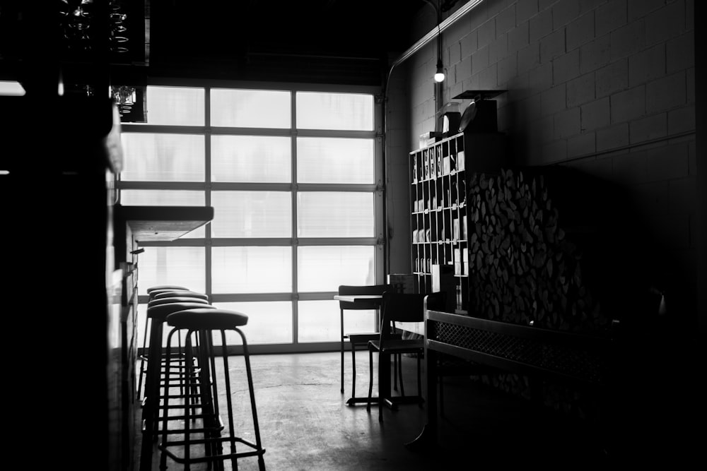Fotografía de un bar restaurante interior