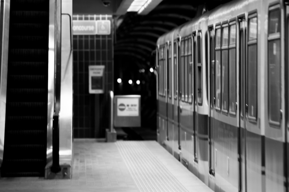 train close-up photography