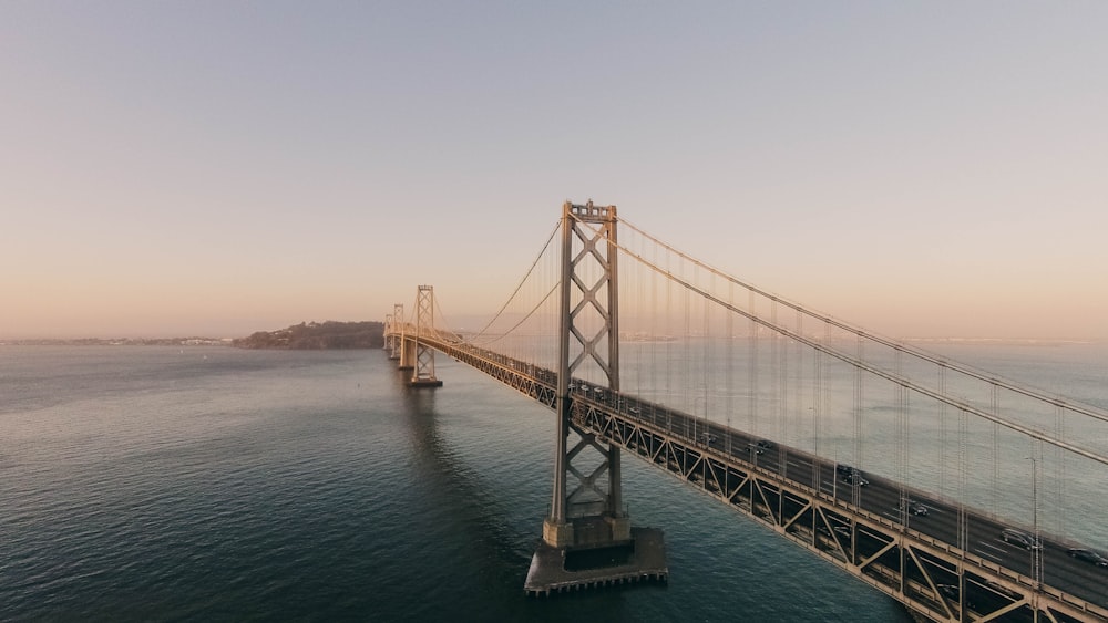 bridge extension under blue sky