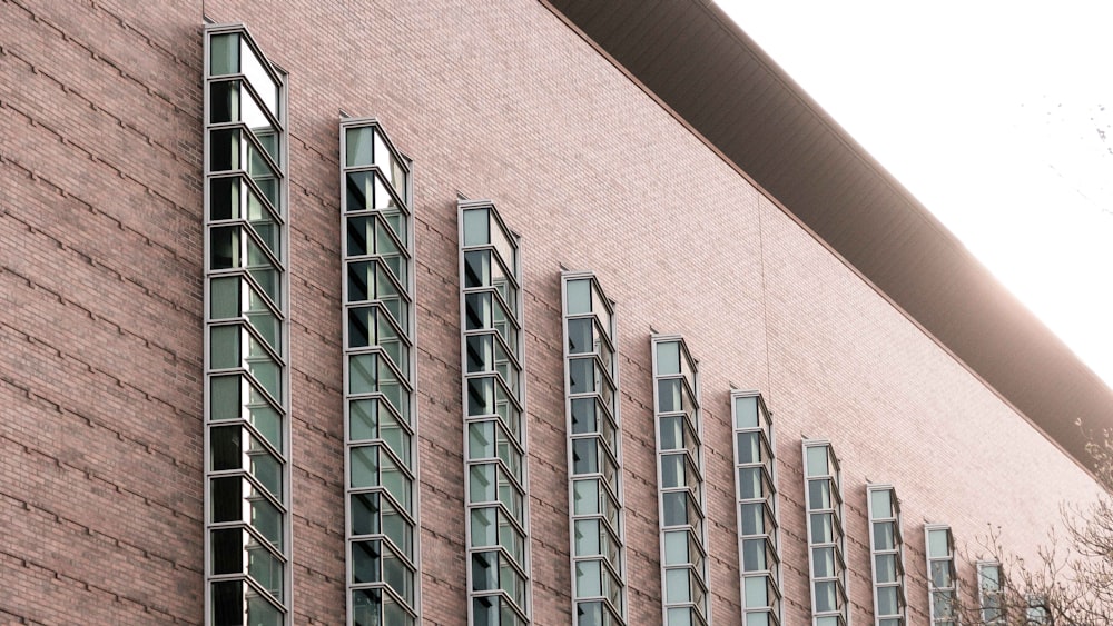 gray and black metal framed glass windows